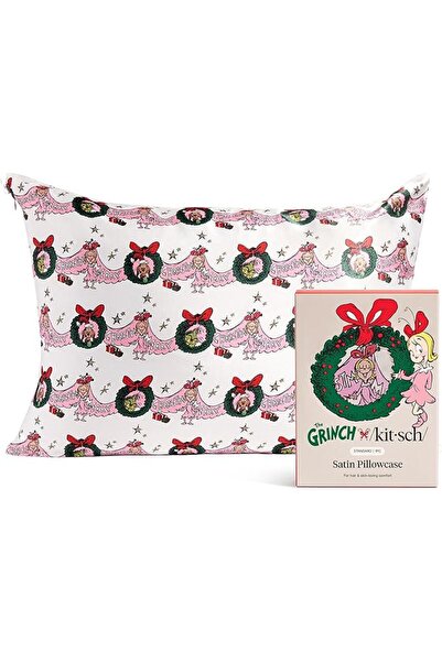Kitsch Satin Pillowcase for Hair & Skin - Softer Than Silk Pillowcase for Hai...