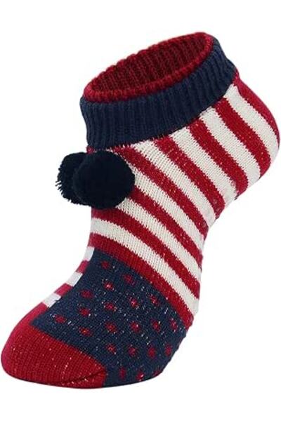 American Trends Slipper Socks with Grippers Fuzzy Socks for Women Non Slip Ch...