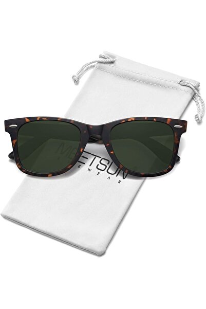 MEETSUN Polarized Sunglasses for Women Men Classic Retro Square Frame Driving...