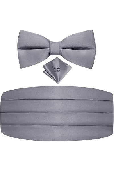 Dubulle Mens Paisely Silk Tie for Men Necktie and Pocket Square Set