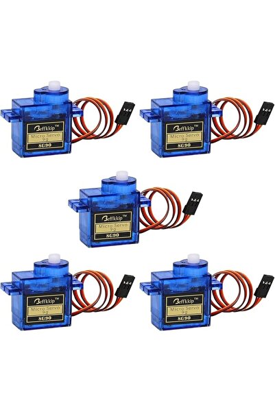 GENERAL RC Servo 5Pcs SG90 9g Micro Servos for RC Robot Helicopter Airplane C...