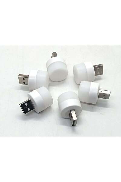 HXD Zoomlion Pack of 10 Mini USB LED Night Light Bulbs | Plug-and-Play Portab...