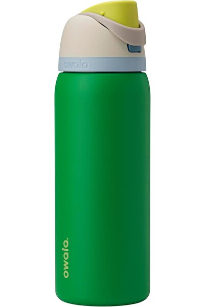 owala FreeSip - Stainless Steel - 24-oz. - Grey/Teal (Foggy Tide) () (A7)