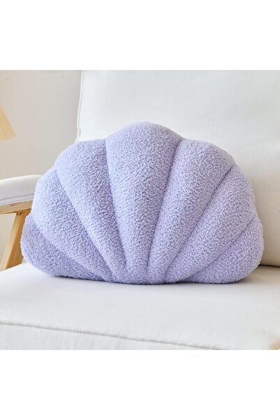 Lfsaaj Beige Seashell Throw Pillows, Shell Shaped Throw Pillows, 13 Inch Soft...