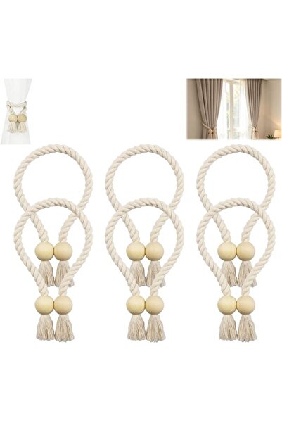 Morvena Picks Set 6 piese - Dispozitive pentru perdele - Dispozitive magnetic...