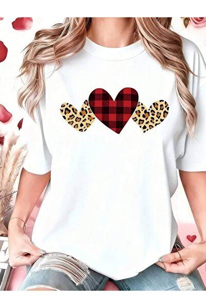 4Car Short Sleeved Round Neck Women T-Shirt Distinctive Prints Suitable Sprin...
