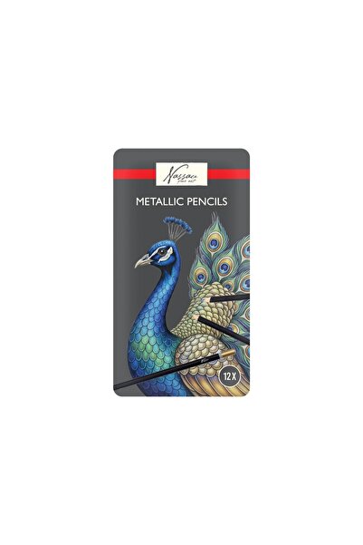 MC Micostore Set of 12 colored pencils in metal box Grafix