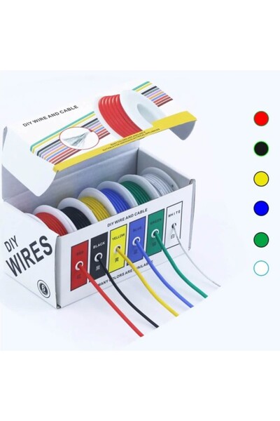 Devremarkt 28AWG 60 Metre Jumper Kablo Seti Breadboard Bağlantı Kablosu