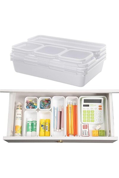 GENERAL 8pcs Drawer Organizer Trays for Makeup Jewelries or Gadgets Storage B...