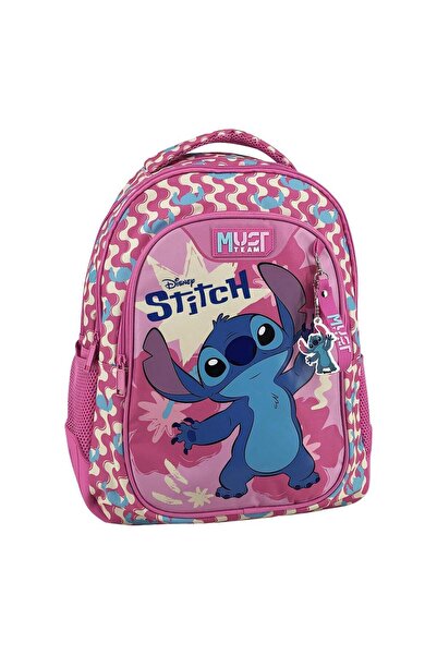 MC Micostore Ghiozdan 32x18x43cm 3 compartimente Stitch Roz Must