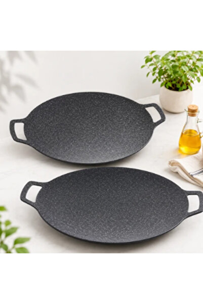 OEM Set of 2 x Japanese Hotplate 32 cm, Non-stick Coating, Compatible with Ga...