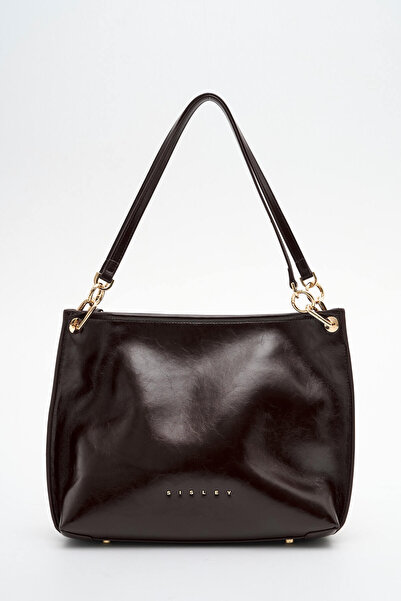 Sisley حقيبة كتف نسائية باللون البني SLY476