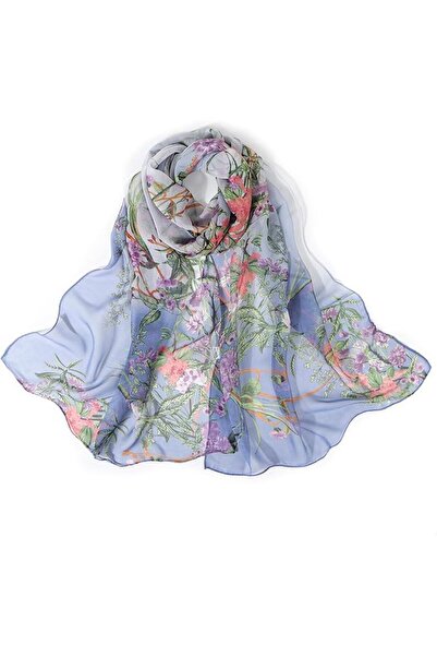 GENERAL Chiffon Ladies Scarves Floral Print Shawl Wrap Gifts for Women UK