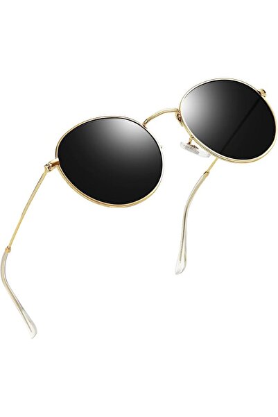 Joopin Vintage Round Polarized Sunglasses for Men Women UV400 Protection | Sm...