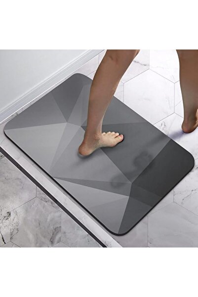 ABINO ABIN Bathroom Rugs Non-Slip Super Absorbent Diatomaceous Earth Bath Mat...