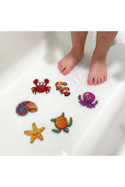 Alista Home Set of 6 non-slip bathroom stickers, self-adhesive, 10 cm