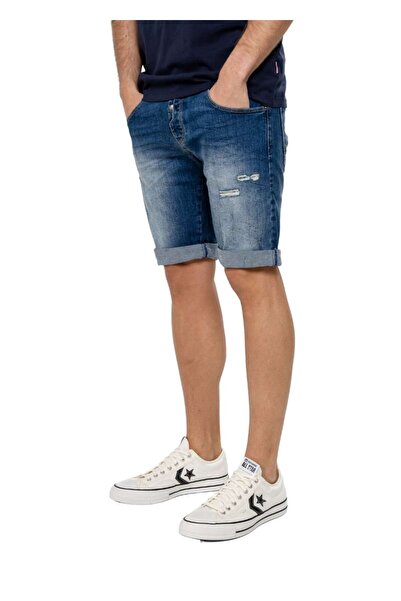 BACK 2 JEANS Βερμούδα NB5B – Blue - 36