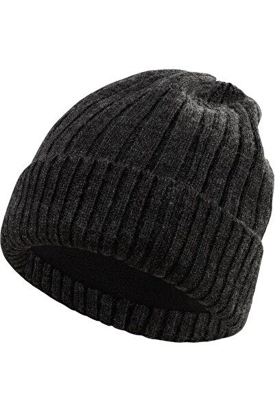 LUCKYBUNNY M/L/XL/XXL Wool Cuff Beanie for Men Women, Fleece Lined Warm Winte...