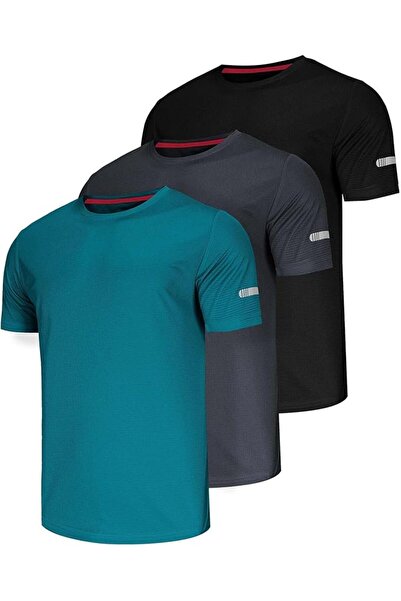 Zoofly 3/5 Pack Men's Gym T-Shirts - Dry Fit Running & Workout Shirts