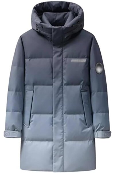 GENERAL DFHBFG Gradient Down Jacket Men and Women Long Winter Thick Overalls ...