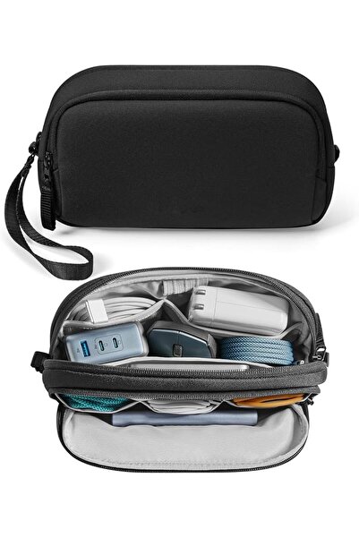 EXCEFORE Electronics Organizer Travel Case, Water-Resistant Tech Pouch, Large...