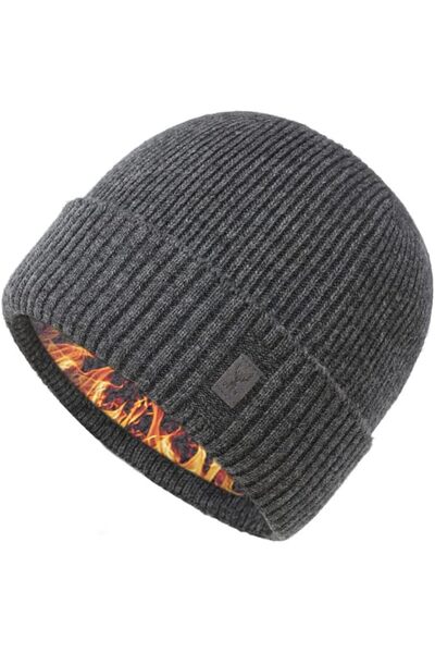 GENERAL Merino Wool Hat Fleece Lined 57-63 cm Winter Hat Men Women