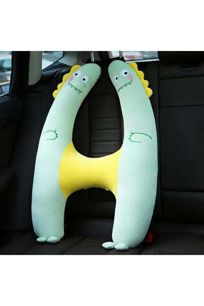 HONPOLO Seat Belt Cover Pillow for Kids, Neck Support Travel Pillow, Soft Plu...