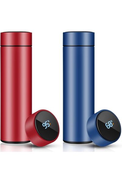 KASTWAVE Smart Water Bottle, Stainless Steel Vacuum Flask with Digital Temper...