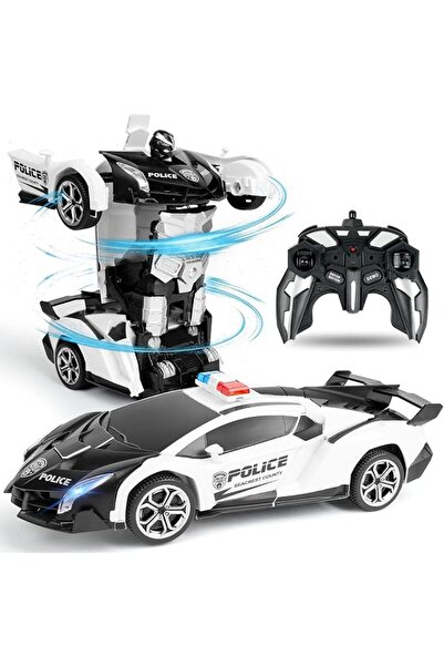 KASTWAVE Transform Toys Remote Control Car, 2 in 1 Remote Control Cars Rechar...