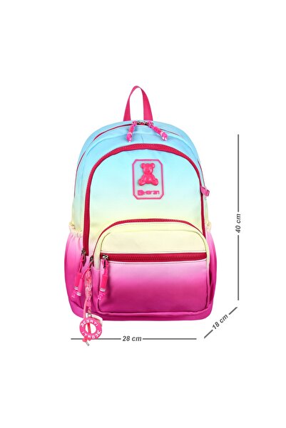 mercan bags Ultra Luxury Waterproof Girls' Orthopedic Primary School School Bag-Thermal Lunch and Pen Holder Set