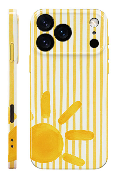 WANNA PROTECT iPhone 17 Pro Max Güneş Protect Slim Parlak Tam Kaplayan Baskı ...
