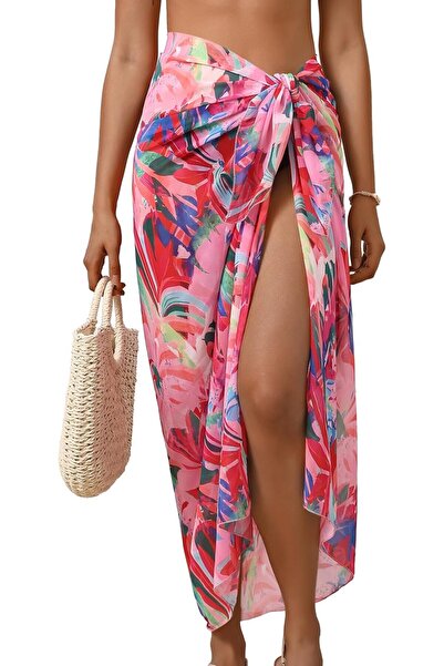 GENERAL Eicolorte Womens Beach Cover Up Chiffon Sheer Bikini Beach Swimsuit C...