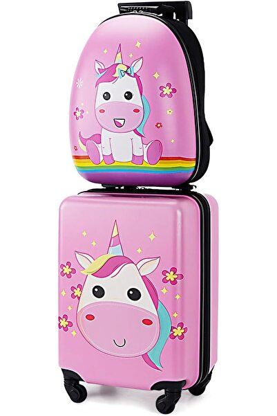 PYEBE Kids Luggage Set, Hard Shell Travel Luggage with Backpack, Hardside Rol...