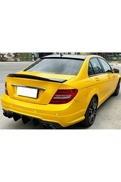 MERCEDES Αεροτομή πορτμπαγκάζ C-Class W204 R Style PSM μαύρη