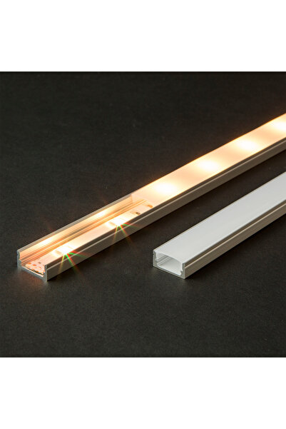 Alista Home Profil LED din aluminiu 1m, profil U 17x8mm, pentru bandă LED max...