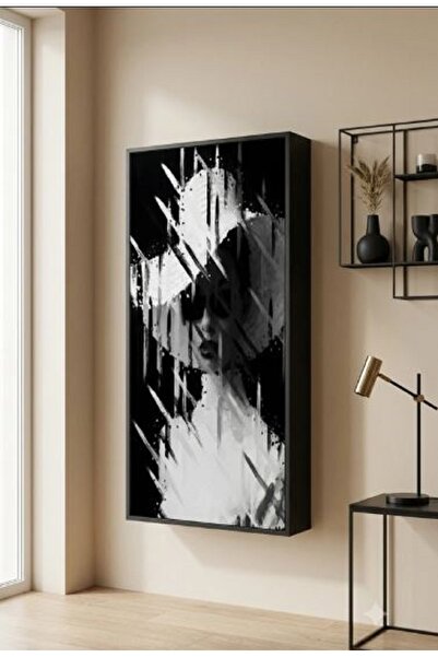 Generic 190X62.5Cm Space-Saving Hidden Wall-Mounted Abaya Cabinet with Luxuri...