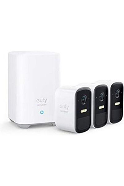 eufy 2C 3Cam 3 Ασύρματες Κάμερες IP 1080p με Κέντρο Ελέγχου