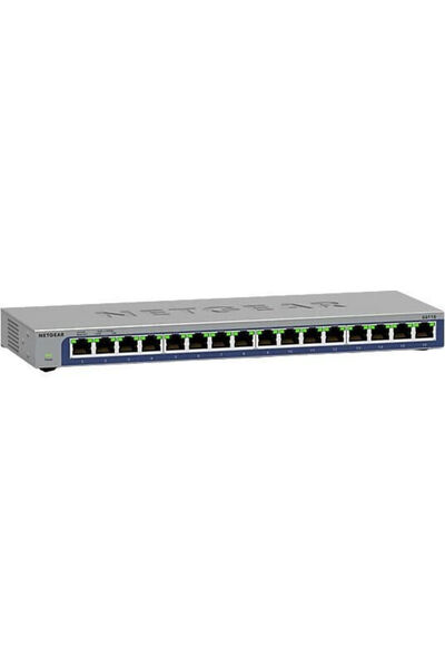 NETGEAR GS116-300EUS Μη διαχειριζόμενος διακόπτης L2 με 16 θύρες Ethernet Gig...
