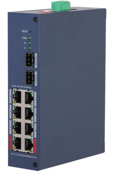 DAHUA CHS4210-8GT-110 Διαχειριζόμενος διακόπτης L2 PoE++ με 10 θύρες Ethernet...
