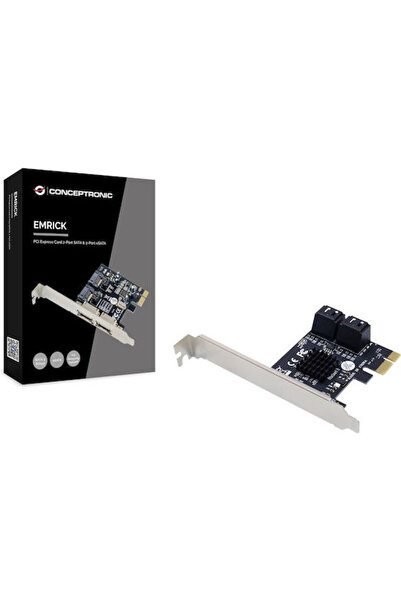 CONCEPTRONIC Κάρτα PCIe με 2 θύρες SATA Κωδικός: CSATA600EXI