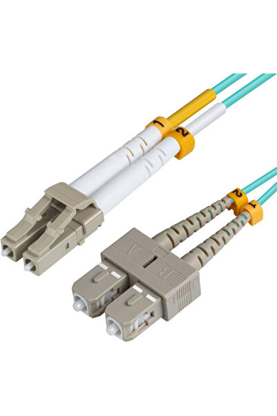 MicroConnect Καλώδιο Οπτικών Ινών LC/UPC-SC/UPC 5μ Τιρκουάζ 1 τεμάχιο Κωδικός...