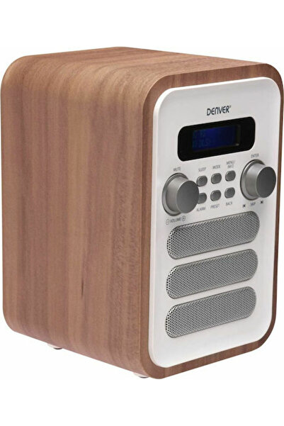 Denver DAB-48 Φορητό Ηλεκτρικό Ραδιόφωνο DAB+ με Bluetooth Λευκό