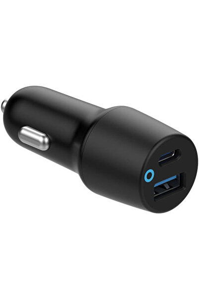 eSTUFF Φορτιστής Αυτοκινήτου 38W Γρήγορης Φόρτισης με Θύρες 1xUSB-A 1xType-C ...