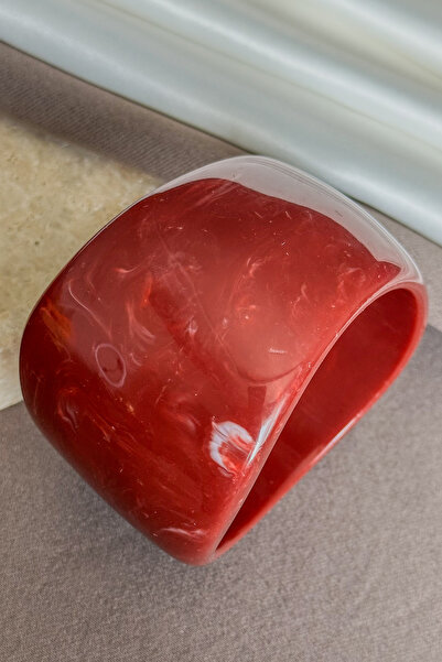 Dore Collection Premium Imported Pearlescent Burgundy Bangle Bracelet Pintere...