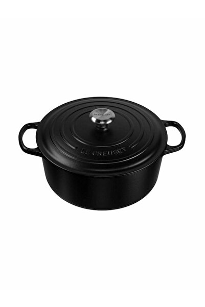 Le Creuset Κατσαρόλα Βαθιά Σιδερένια Signature 6,7 λίτρα / 28 εκ. Μαύρη Κωδικ...