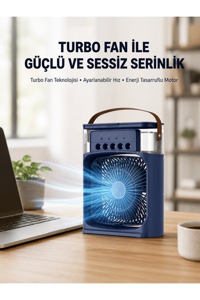Eco Lounge Turbo Fan Teknolojili Sessiz ve Güçlü Soğutma Masası Vantilatör