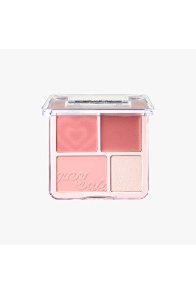 JUDYDOLL 2 in 1 Blush Highlight Palette Allık ve Aydınlatıcı Paleti #02 Fresh...