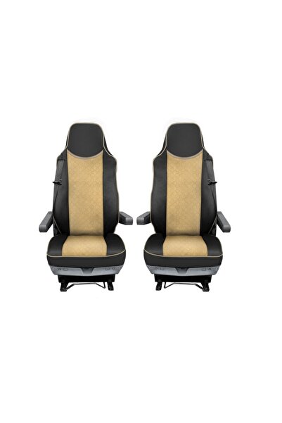 DELUXETUNING Set huse scaune camion compatibile cu MAN TGX 2007-2021, piele e...