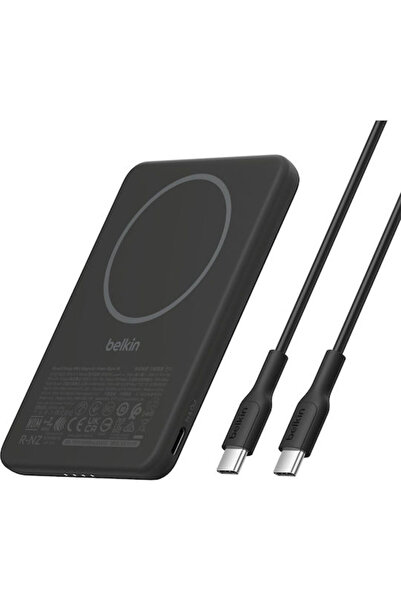 Belkin BoostCharge Λεπτό Μαγνητικό MagSafe Power Bank 5000mAh 5W Με Θύρα Εξόδ...
