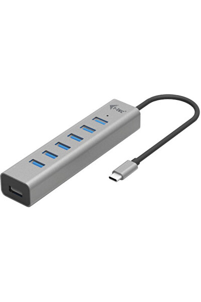 Other i-tec USB Hub 7 Θύρες USB 3.2 με σύνδεση USB-C Ασημί Κωδικός: C31HUBMET...
